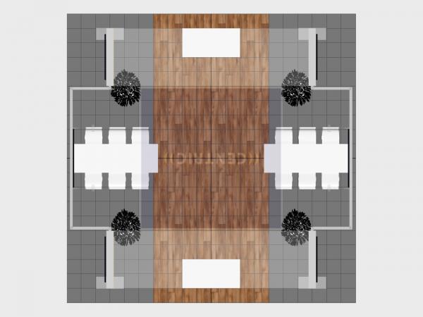  VK-5189 Island Trade Show Exhibit -- Plan View